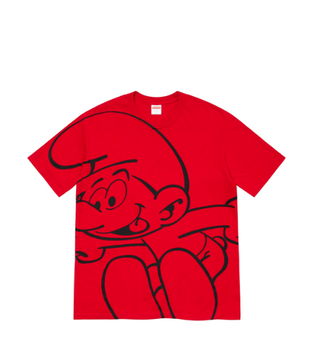 supreme smurfs tee