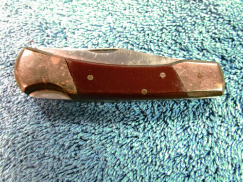 Stainless Pakistan Pocket Knife Lockback 4" One Blade 160-59-33