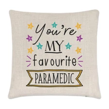 You're My Favourite Paramedic Stars Linen Cushion Cover Pillow - Funny Best