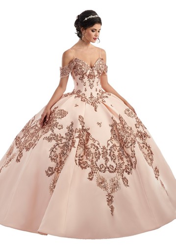 white christmas dresses Off The Shoulder Sequin Wing Maxi Dress - Champagne