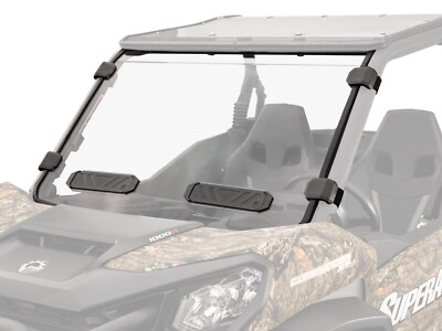 SuperATV Scratch Resistant Vented Windshield for Can-Am Maverick Sport (2019+)