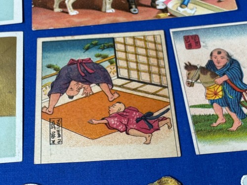 Lote de 19 piezas efímeras ~ tarjetas comerciales, recortes, máquina de coser, té japonés - Imagen 9 de 19