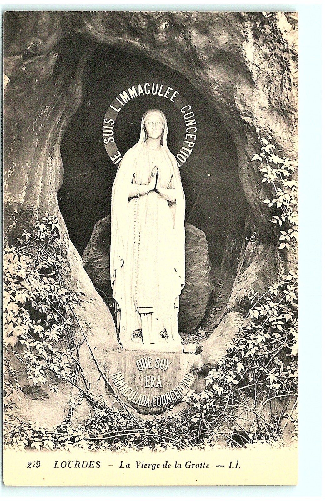 S03-4767, Lourdes, La Vierge De La Grotte, Postcard