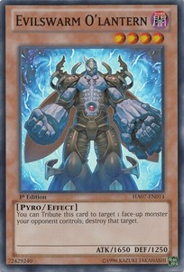 Evilswarm O'lantern - HA07-EN014 - Super Rare - Unlimited Edition x3 - Near Mint