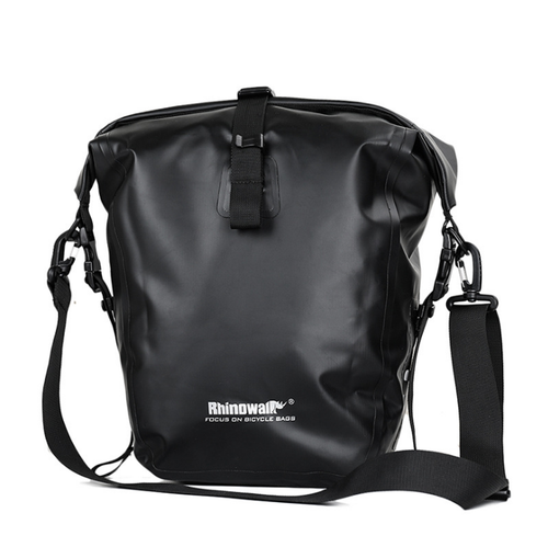 Rhinowalk 20L Fahrradkoffertasche Fahrradkofferraum Pack Tasche erweiterbar wasserdicht Tasche - Bild 4 von 12