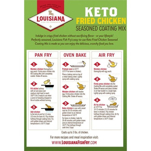 Louisiana Fish Fry Keto Classic Fried Chicken Seasoned Coating Mix - 第 3/5 張圖片