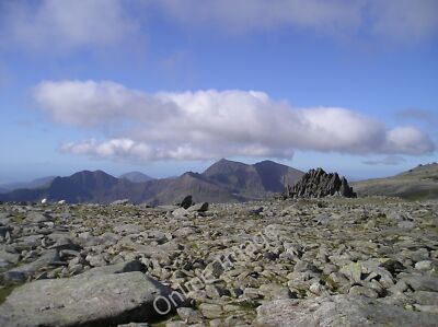 Foto 12x8 Gipfelplateau, Glyder Fach Glyder F\u00e2ch Castell y Gwynt um 2009