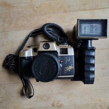 Vintage Olempia Big Royal View 50mm Film Camera With Flash And Bag NOT TESTED 