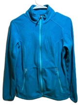 Women's Marmot Polar Tec  Blue Full Zip Fleece Jacket Size MEDIUM