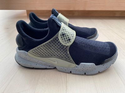 NIKE SOCK DART SP / FRAGMENT / OREO BLACK CEMENT GREY / US9  display picture 2