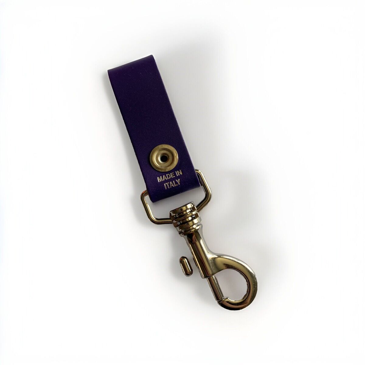 Supreme SS21 Purple Leather Key Loop Box Logo Keychain NEW Supreme SS21 Purple Leather Key Loop Box Logo Keychain NEW