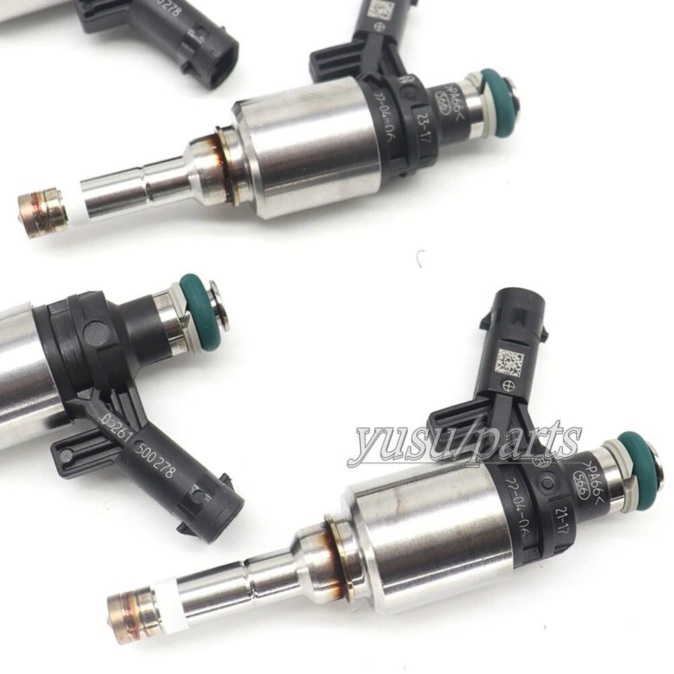 Juego de 4 inyectores de combustible BOSCH OEM 06H906036p para VW EOS AUDI A4 Quattro Q5 2.0T Foto 3 de 4
