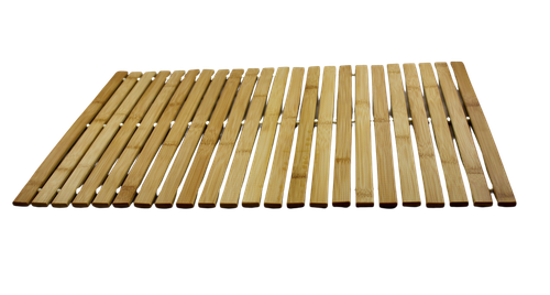 Natürliche Bambus rutschfeste wasserabweisende Badematte 23,25" x 15,75" Kostenloser Versand - Bild 4 von 9