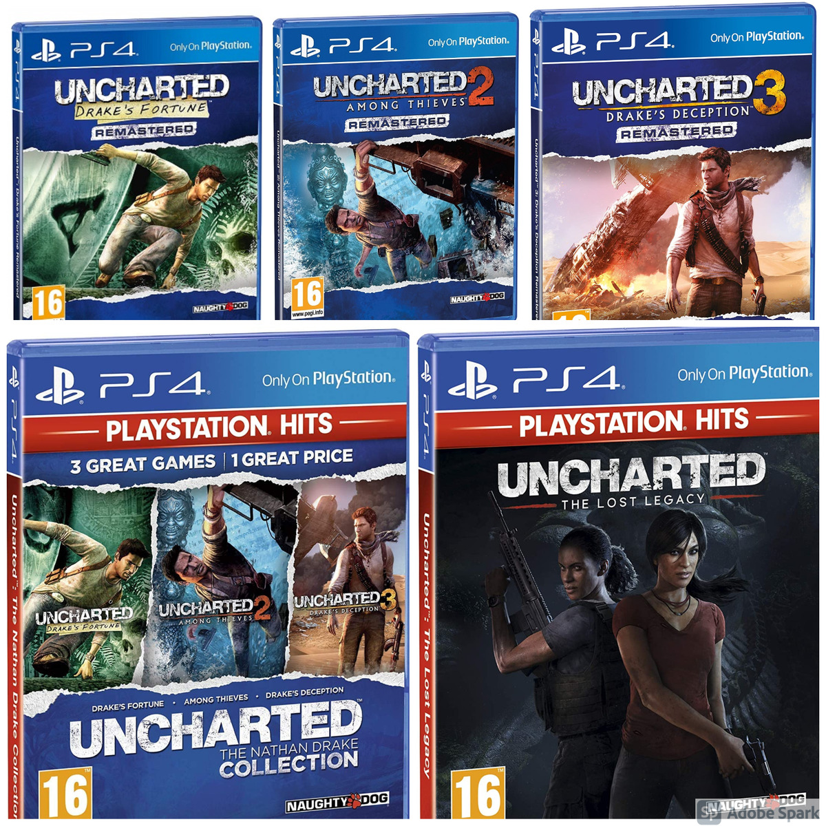 Uncharted PS4 Games - Choose Your Game - Complete Collection | eBay