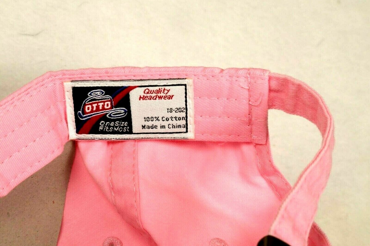 OTTO Soft Pink Washed Cotton Twill Baseball Cap | Low Profile, Adjustable, Pre-Curved Brim - View #5