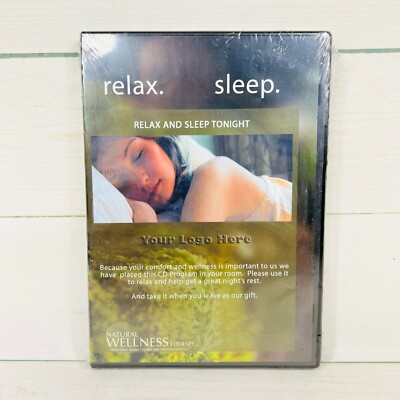 Natural Wellness Therapy relax Sleep CD Vibrational Sound Technology BRAND NEW