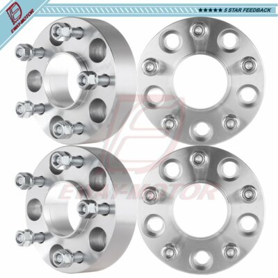1 inch 5x4.75 5 Lug Wheel Spacers(87.1mm Bore, 12x1.5 Studs) For 87