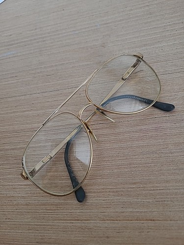Vintage Retro Eyeglasses mens aviator style prescription for parts repair replac - Picture 2 of 12