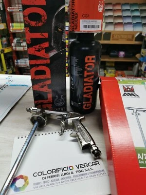 ICR SPRINT KIT GLADIATOR NERO + PISTOLA ANI PROFESSIONALE CON UGELLO REGOLABILE