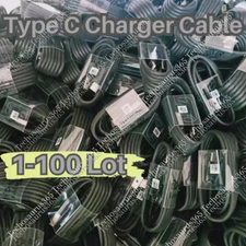 Lot USB C Type C Fast Data Charging Cable For Samsung LG Phones Tablets Android