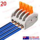 <!--F#f_0-->20PCS 4- Way Inline Lever Electrical Wire Connectors Terminal Block Quick Splice<!--F/-->