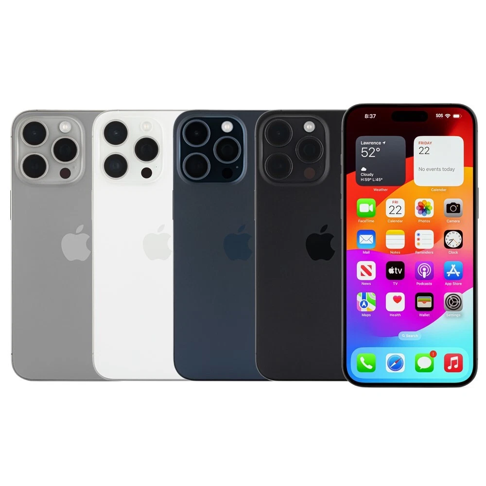 Apple iPhone 15 Pro Max 256GB Unlocked AT&T T-Mobile Verizon Good 