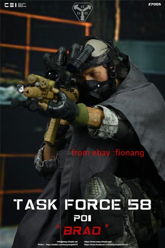 1/6 EASY&SIMPLE 27005 TASK FORCE 58 PO1 BRAD Action Figure Soldier IN STOCK - Picture 23 of 24