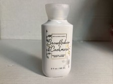 NEW Snowflakes Cashmere TRAVEL Body Lotion 3 oz Bath Body Works