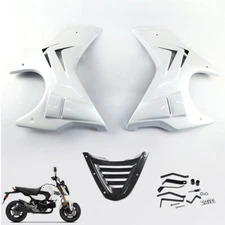 BELLY PAN FULL SIDE FAIRING PLASTIC ABS WHITE MAXNUS FOR HONDA NEW GROM 125 2025