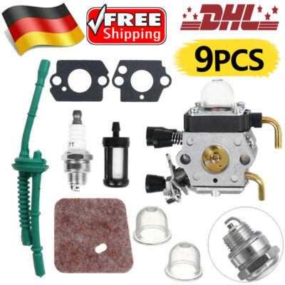 Ersatzteil Vergaser Set kompatibel mit Stihl FS45 FS55 HS45 KM55 FS80 FS85