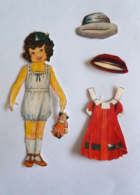 Anziehpuppe Papierpuppe Paper Doll .. Sweetie    ...