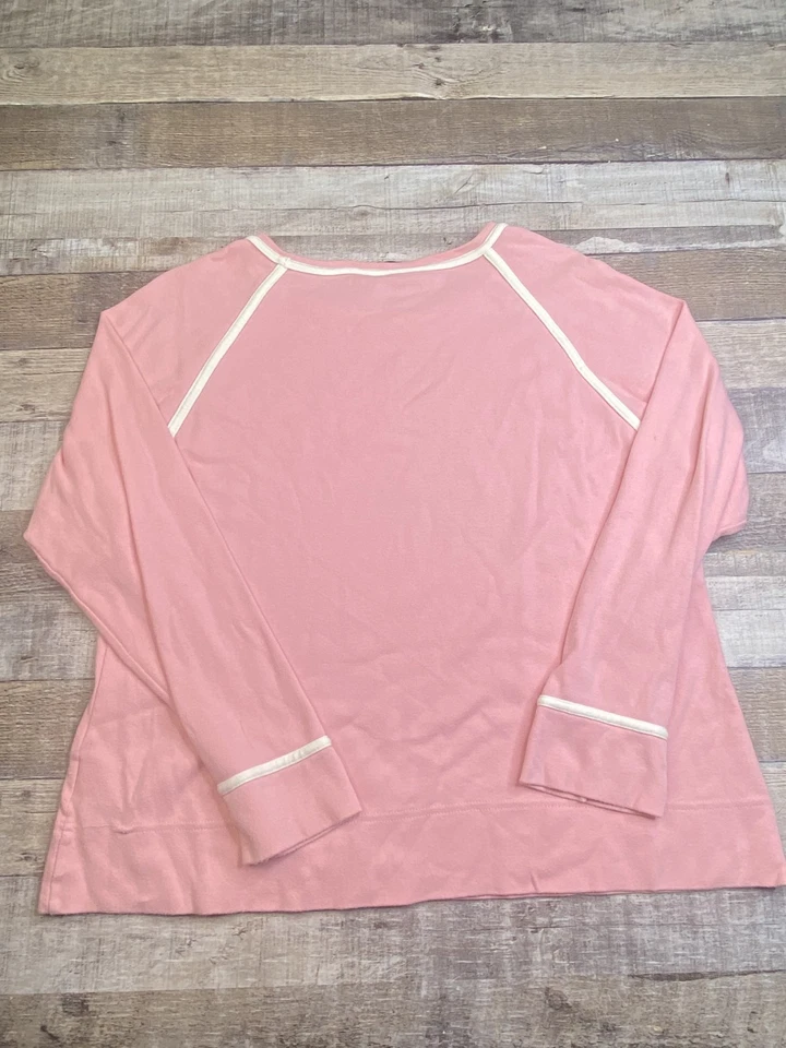 Harley-Davidson Mujer Rosa Manga Larga Pullover Top Suéter Talla 2W Motociclista Y2K Foto 4 de 4