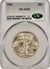 1944 Walking Liberty Silver Half Dollar 50c CAC AU55