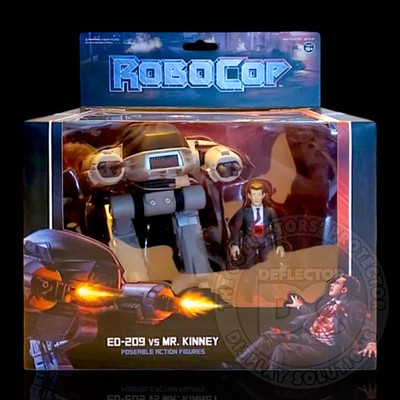 Deflector DC  Robocop ED-209 vs Mr. Kinney (ReAction Figuren) Vitrine