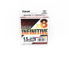 Sunline P.E Line X8 Infinitive Jigging 200m P.E 1.5 30lb Multi (5476)