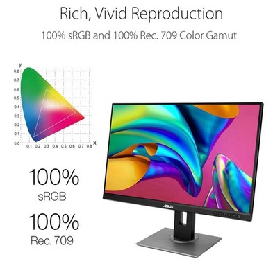 ASUS ProArt PA278QV 27'' WQHD IPS Monitor, DisplayPort HDMI, Anti-Glare