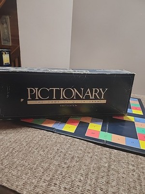 Pictionary Game of Quick Draw First Edition 1985 Missing 2 Dice