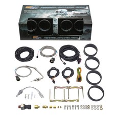 Glowshift Boost 2400f Egt Trans Temp Fuel Pressure Diesel Gauges Tinted 7