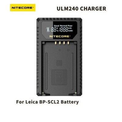 NITECORE ULM240 USB Tarvel Charger For Leica BP-SCL2 Batteries Leica M240 series