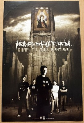 HEAVEN SHALL BURN Vintage 2006 PROMO POSTER for Deaf CD 11x17 NEVER DISPLAYED