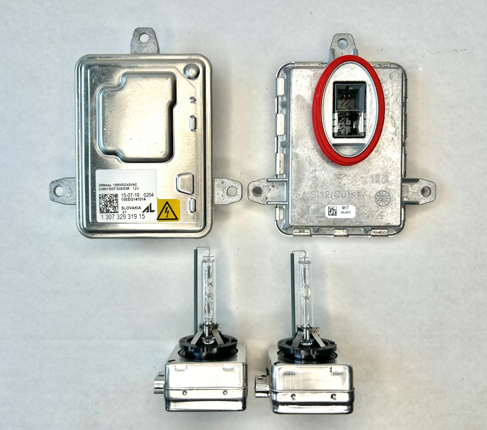 2x New OEM for 14-16 Maserati Ghibli Xenon Ballast HID Control Unit Module+Bulbs
