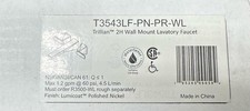Delta T3543LF-PN-PR-WL Trillian 1.2 Bathroom Sink Faucet, Polished Nickel NEW