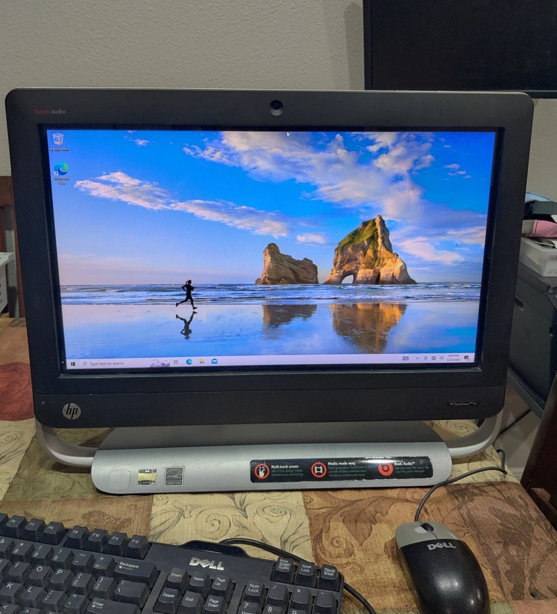 値下げ) HP オールインワンPC タッチスクリーン320 HP Windows 10 TouchSmart PC Desktops & All-In-One Computers for