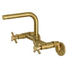 Kingston Brass KS412 Concord 1.8 GPM Widespread Bridge Kitchen - Brass