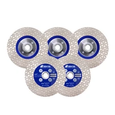 Diamond Cutting&Grinding Disc Tile Saw Blade 4.5''/115mm for Porcelain Tile 5/8