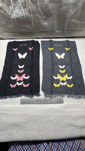 Zwei Vintage Küchen Hand Geschirrtücher TAMMIS KEEFE Schmetterling Schmetterlinge - Bild 1 von 10