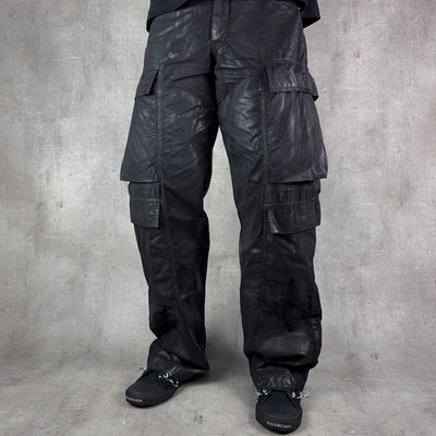 RICK OWENS DRKSHDW Double Cargo Denim Jeans in Dark Dust