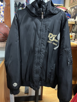 Def Jam University Hooded 3XL Mens Puffer Bomber Jacket Y2K 1984