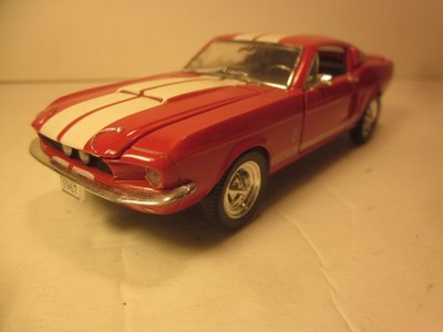 ARKO, DIECAST 1/32, CLASSIC AMERICAN MUSCLE, 1967 RED SHELBY GT 500  FASTBACK