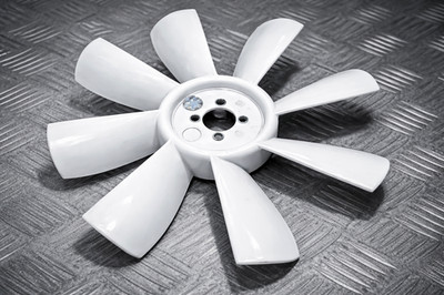 Radiator Engine Cooling Fan 8 Blade 4 Hole 35 cm for Commander Tractor Engine